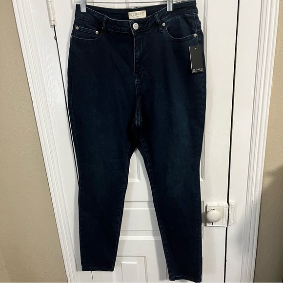 Eloquii Viola Fit Skinny Jeans Dark Wash 14V 14 V2 - Picture 1 of 8